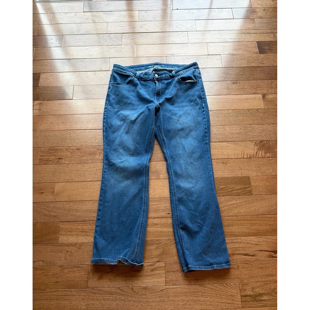 Old Navy 16S Blue Denim Jeans 16 Short Med Rise WOW